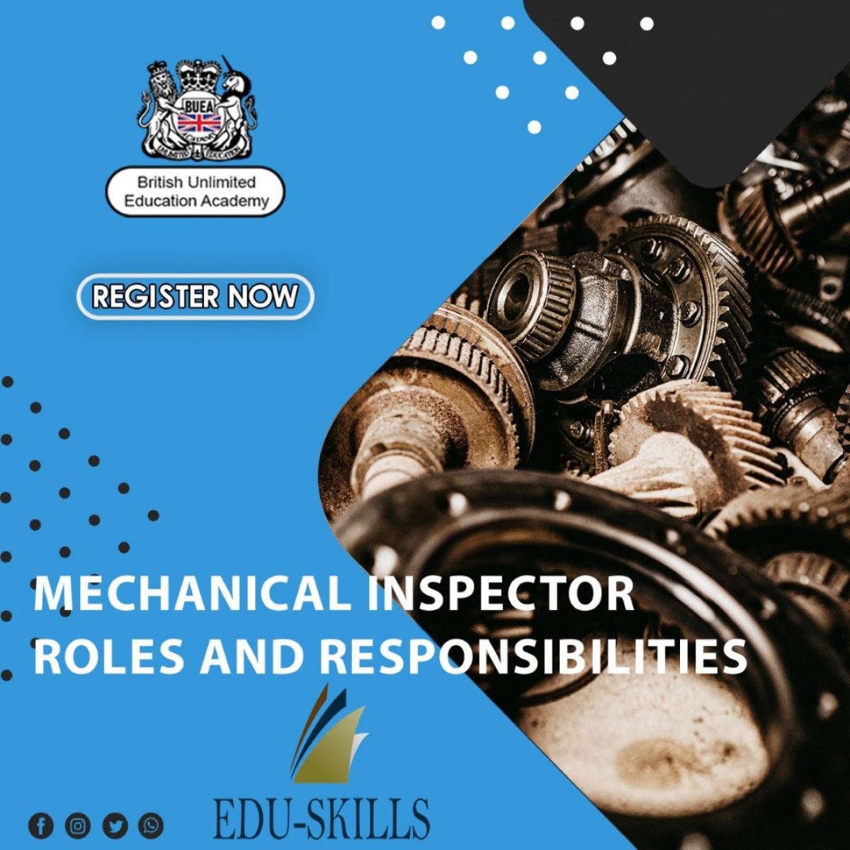 EduSkills Mechanical inspector roles and responsibilities