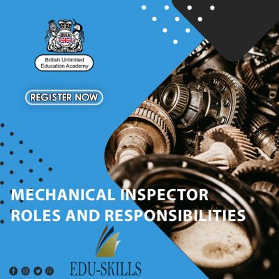 Mechanical inspector roles and responsibilities 